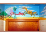 "Nemo’s Island - 
Giant Squid & Crab"
(wall painted with acrylics)