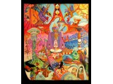 "Craylos" - A visionary collage 
(dayglo tempera and ink)