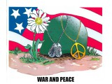 "War & Peace"
poster for the "Peace" project
(color pencils+digital touchup)